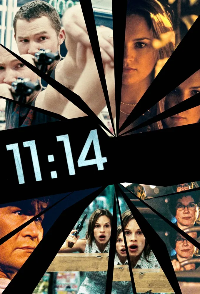 11:14, Barbara Hershey, Ben Foster, Henry Thomas, Hilary Swank, Rachael Leigh Cook, Patrick Swayze, Shawn Hatosy